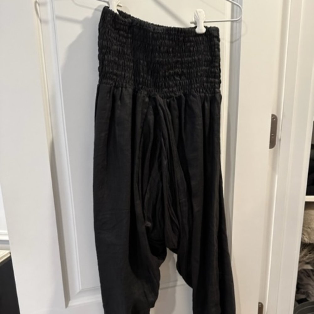 Black Linen Pants